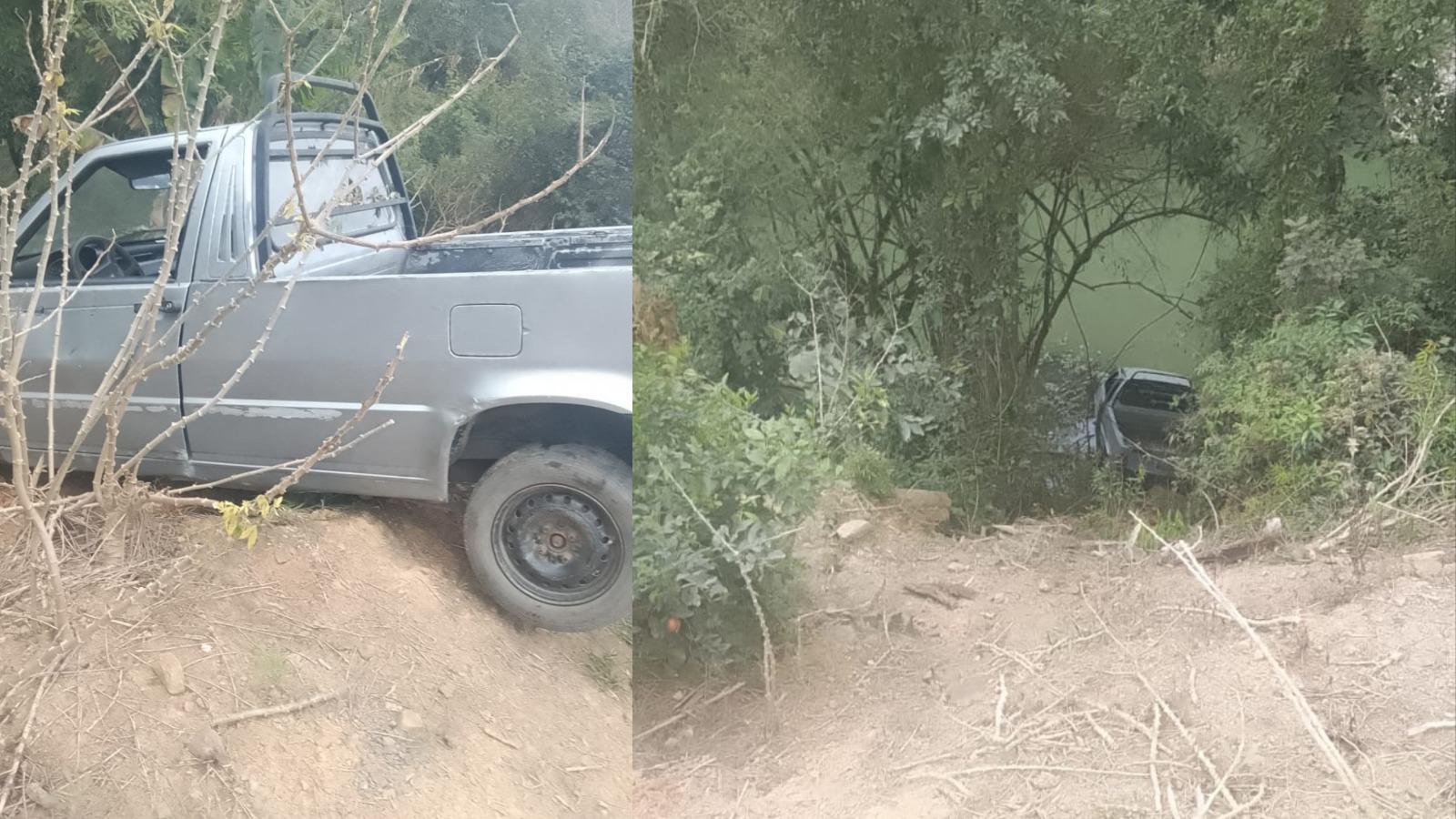 Fiorino furtada é encontrada dentro do Rio Caeté em Alfredo Wagner