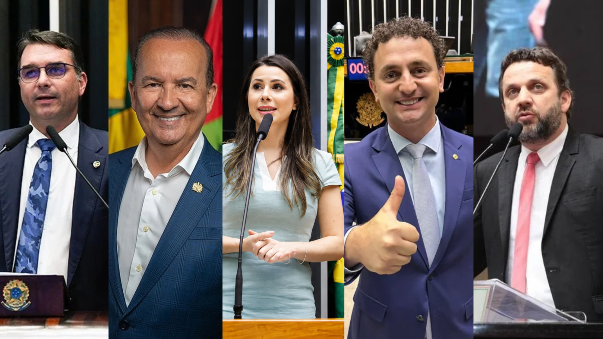 Flávio Bolsonaro e Jorginho Mello lideraram votação em Chapadão do Lageado