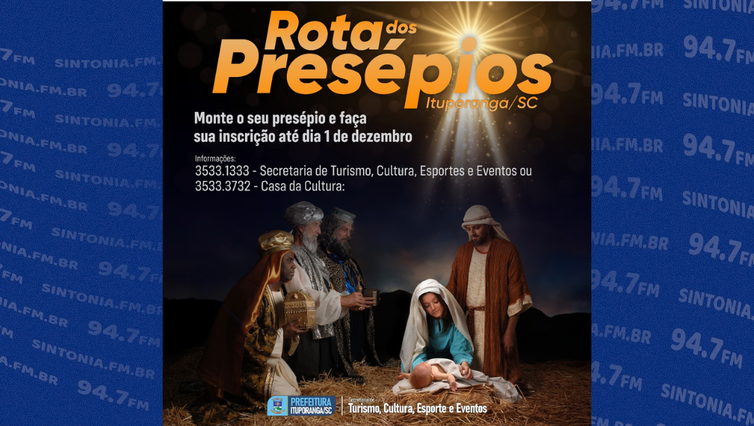 Lançada a segunda edição da Rota dos Presépios em Ituporanga
