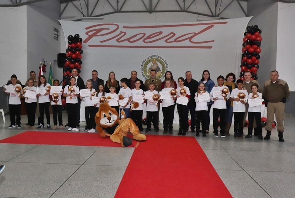Formatura do Proerd é realizada em Atalanta
