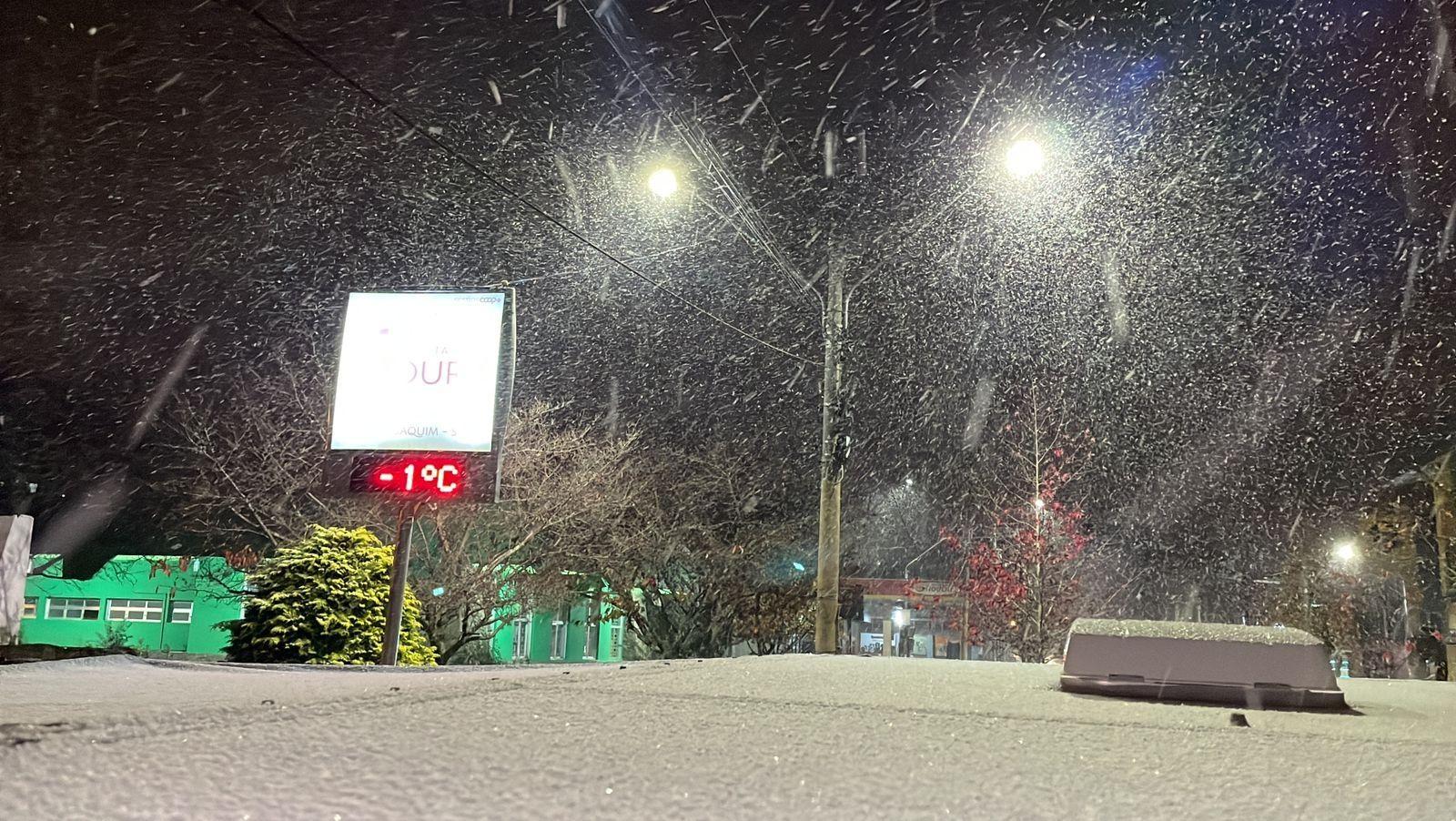 Frio atrai turistas para a Serra Catarinense