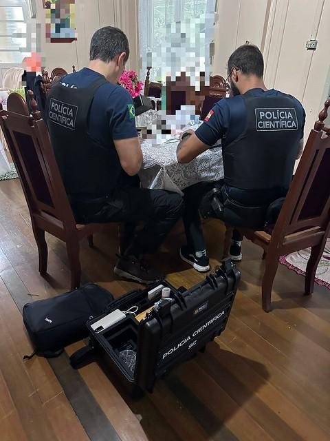GAECO investiga crimes de armazenamento e compartilhamento de exploração sexual infantil em Ituporanga