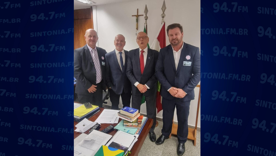 Geison Kurtz firma compromisso com senador Esperidião Amin para destinação de R$ 2 milhões para Ituporanga