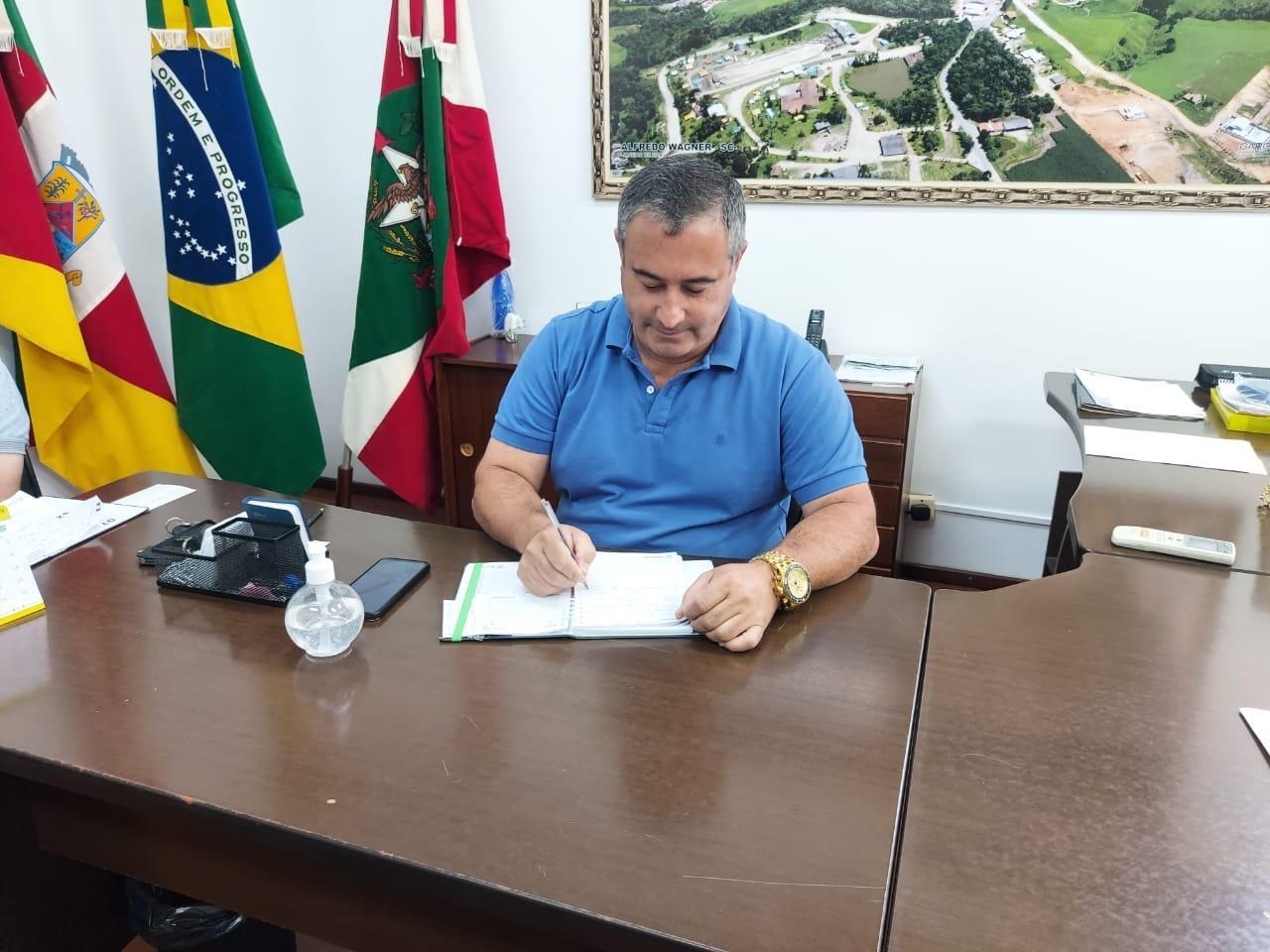 Gilmar Sani coloca Secretaria de obras entre prioridades em Alfredo Wagner