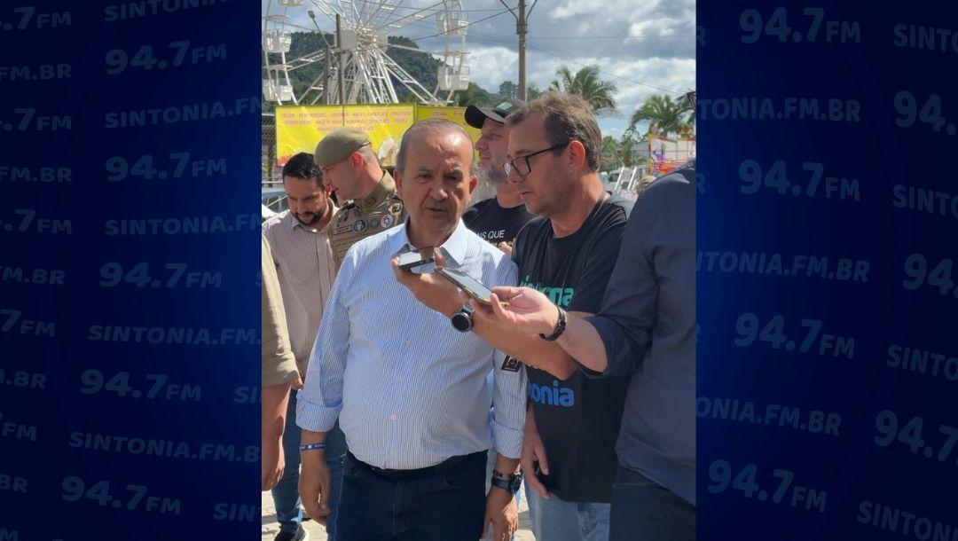 Governador Jorginho Mello marca presença na 28ª Festa Nacional da Cebola em Ituporanga