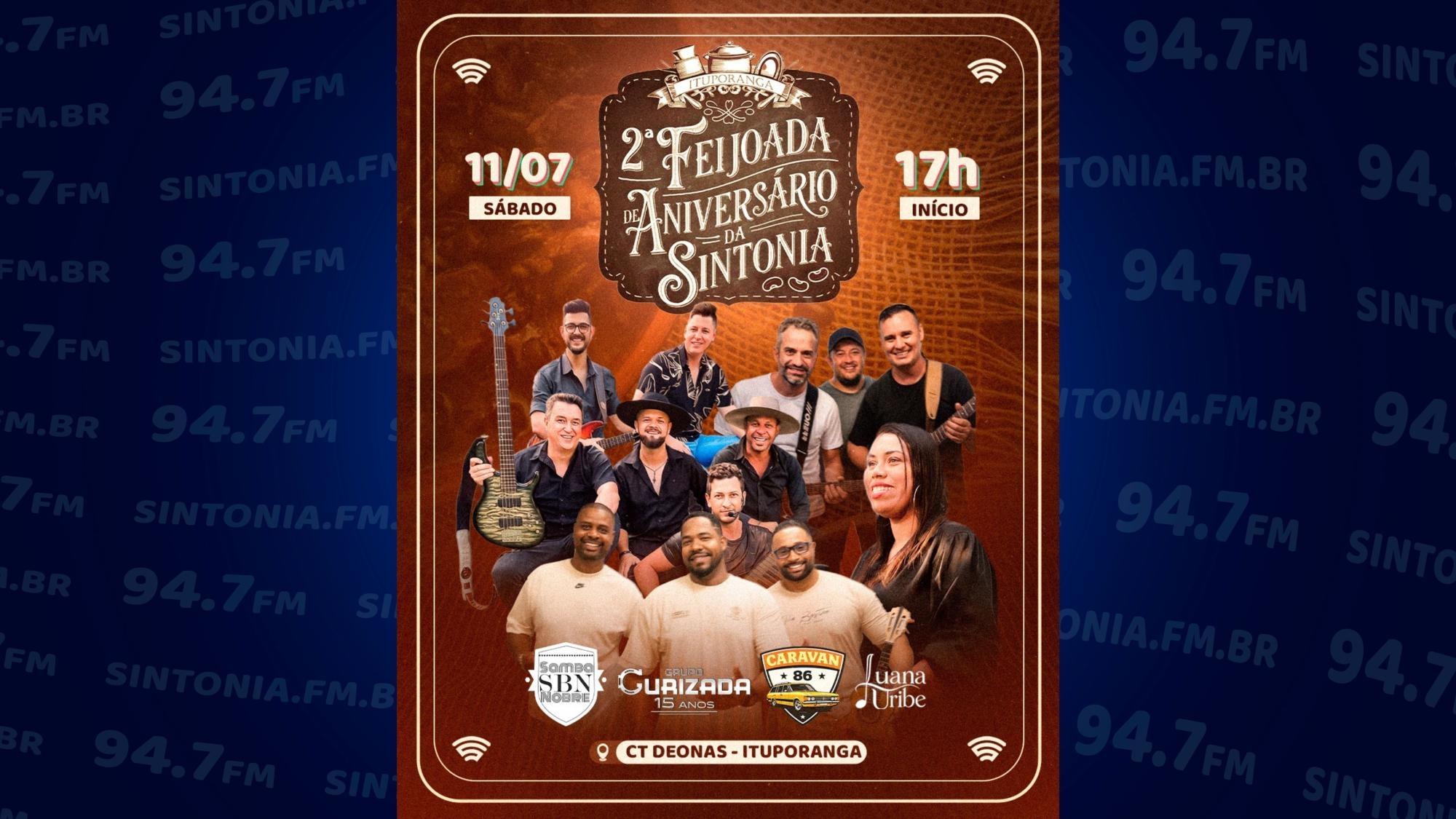 Grupo Gurizada comanda o bailão na segunda Feijoada da Sintonia FM