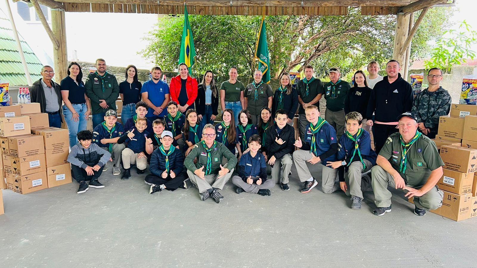 Grupo Itu-Açu celebra 15 anos de escotismo em Ituporanga