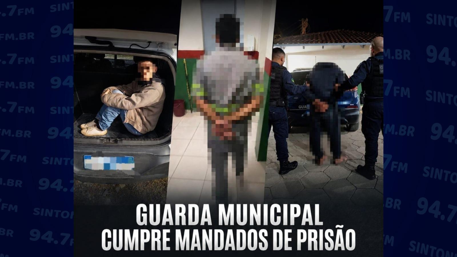 Guarda Municipal cumpre três mandados de prisão por furto em Rio do Sul