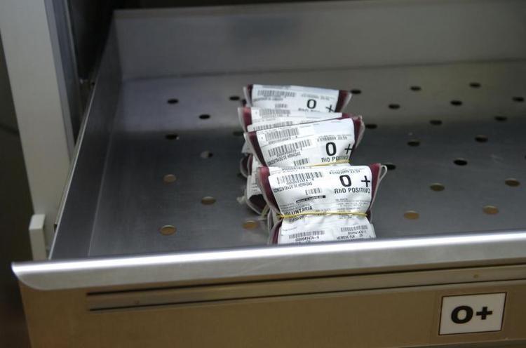 Hemosc está com estoque baixo de sangue dos tipos O+ e B- 
