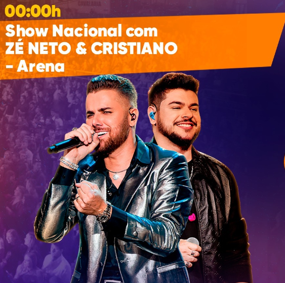 Hoje começam os grandes shows da 27ª Expofeira Nacional da Cebola