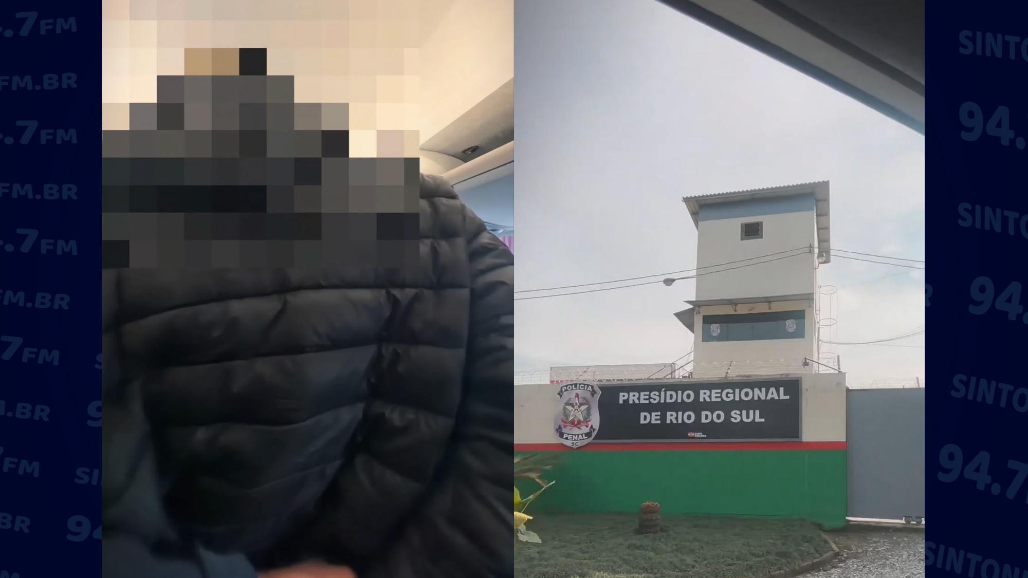 Homem com mandado judicial é preso no Terminal Rodoviário de Rio do Sul