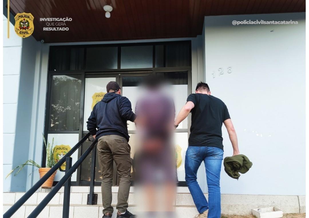 Homem é preso pela Polícia Civil em Ituporanga por envolvimento com tráfico de drogas