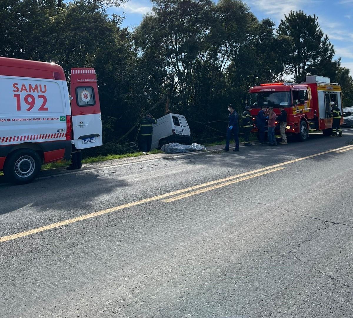 Homem morre em acidente na BR-282