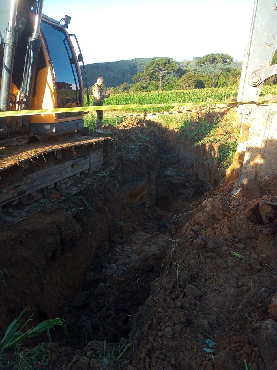 Homem morre soterrado durante obra em Alfredo Wagner