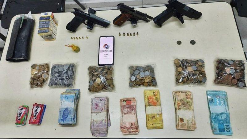 Homens  assaltam bar na localidade de Subida em Apiúna; eles usaram uma arma de fogo e duas armas de brinquedo