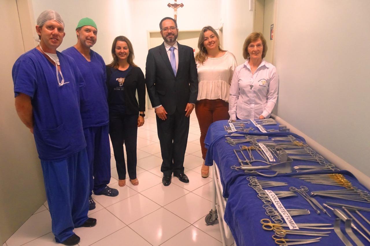 Hospital Bom Jesus adquire equipamentos cirúrgicos com recursos repassados pela 2ª Vara de Direito da Comarca de Ituporanga