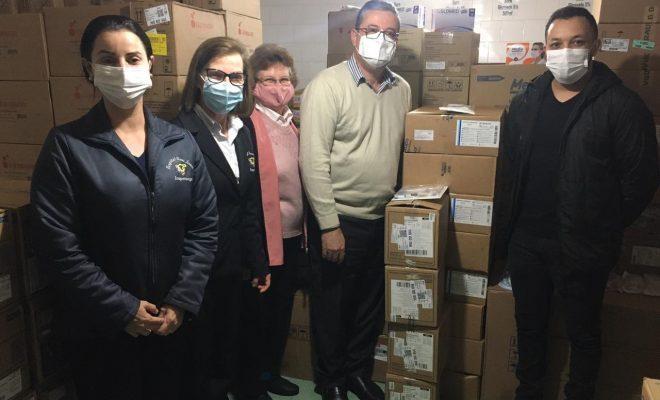Hospital Bom Jesus de Ituporanga recebe cerca de 12 mil itens por doação da Missão Central da Alemanha