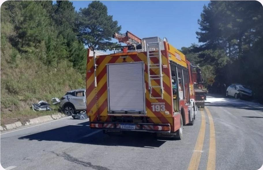 Idosa morre em colisão frontal na BR-282 em Alfredo Wagner