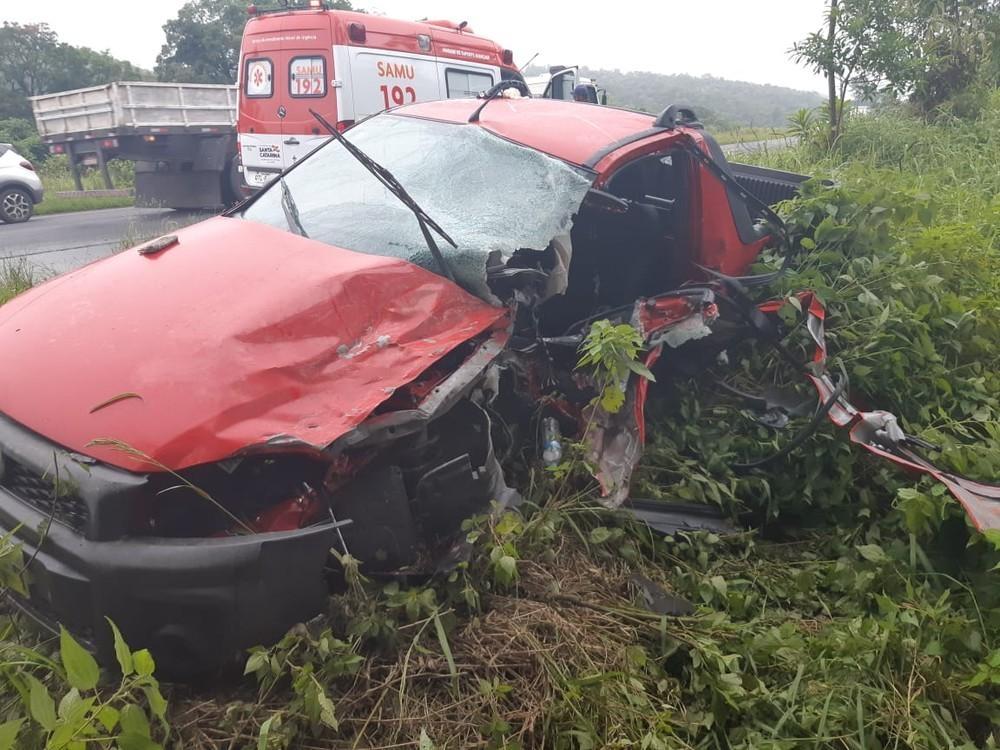 Idoso morre em acidente na BR-470, em Agronômica