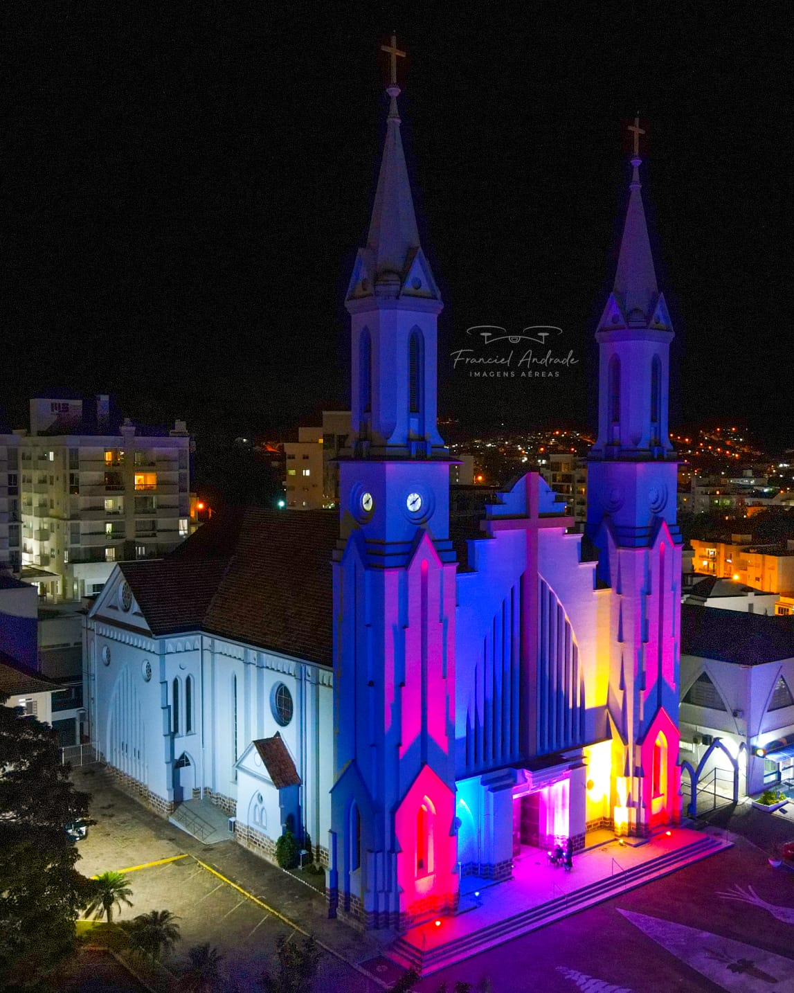 Iluminação da Igreja Matriz Santo Estevão em Ituporanga será inaugurada no sábado