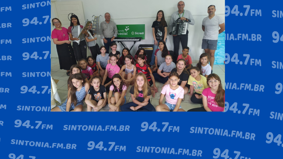 Imbuia recebe instrumentos musicais através do Fundo Social do Sicredi