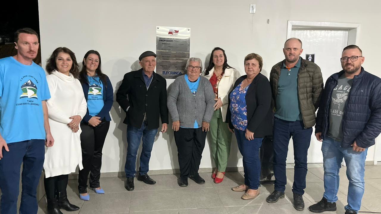 Inaugurada a reforma e ampliação do Centro Educacional Professor Curt Hamm