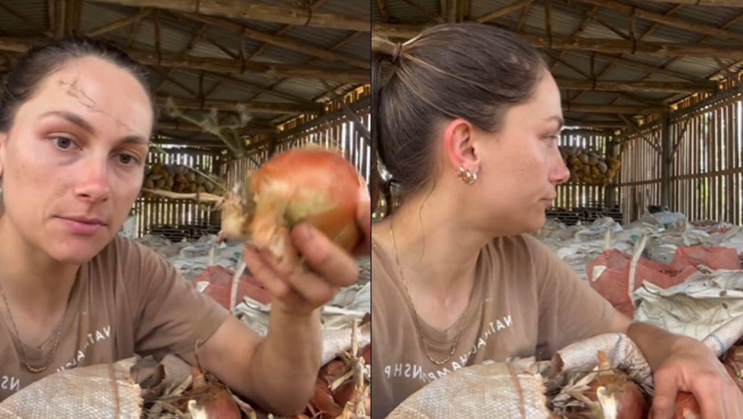 Influenciadora de Chapadão do Lageado viraliza com vídeo sobre preço da cebola