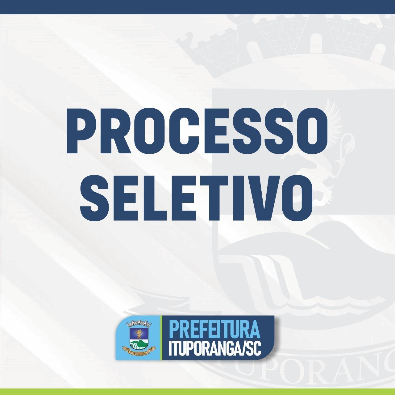 Ituporanga abre três processos seletivos para contratação de servidores 