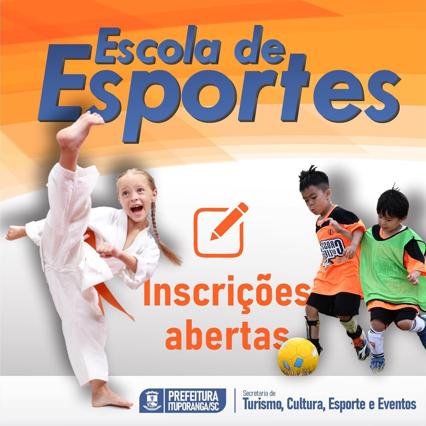 Ituporanga está com inscrições abertas para a Escola de Esportes