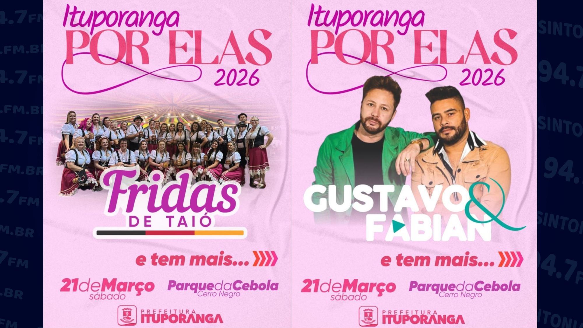 Ituporanga por Elas ocorre neste sábado (21) no Parque da Cebola