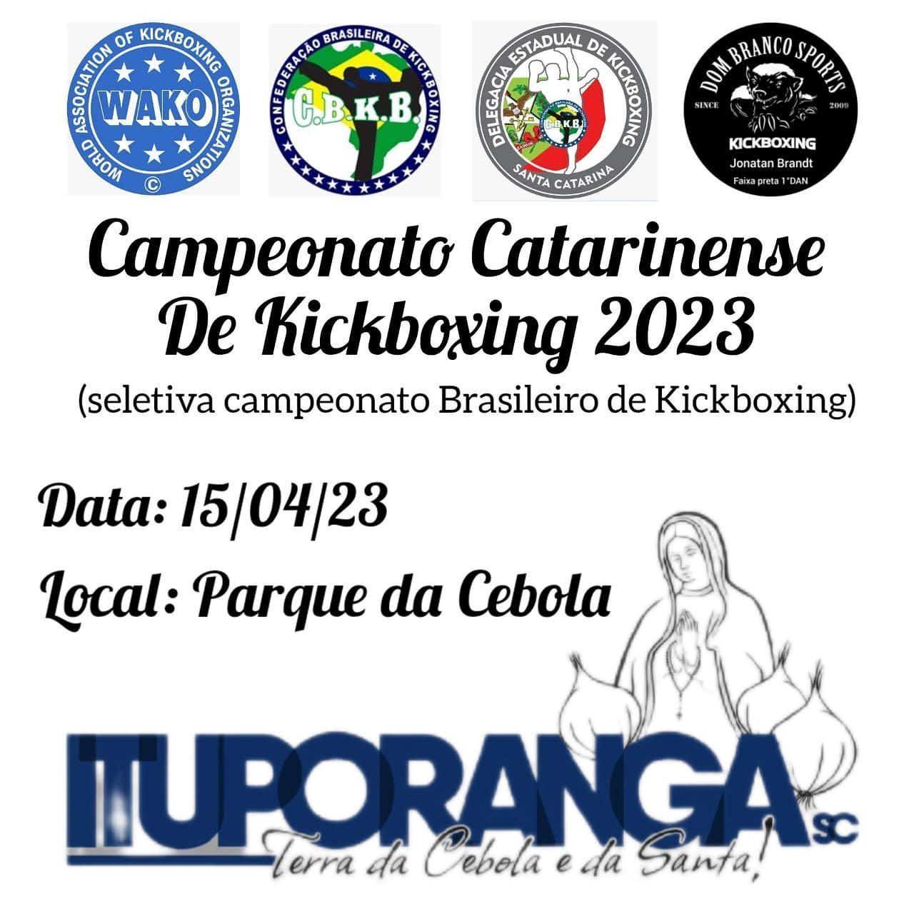 Ituporanga recebe etapa do Campeonato Catarinense de Kickboxing