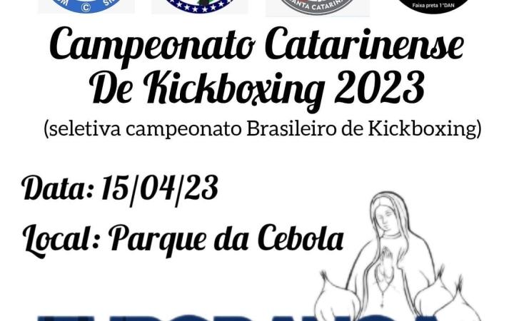 Ituporanga recebe etapa do Campeonato Catarinense de Kickboxing