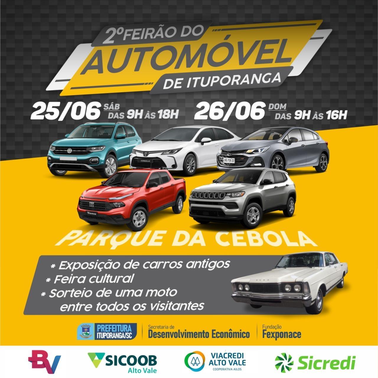 Ituporanga recebe nesse fim de semana 2º Feirão do Automóvel
