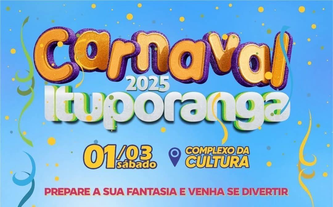 Ituporanga se prepara para o Carnaval com festa gratuita e concurso de fantasias