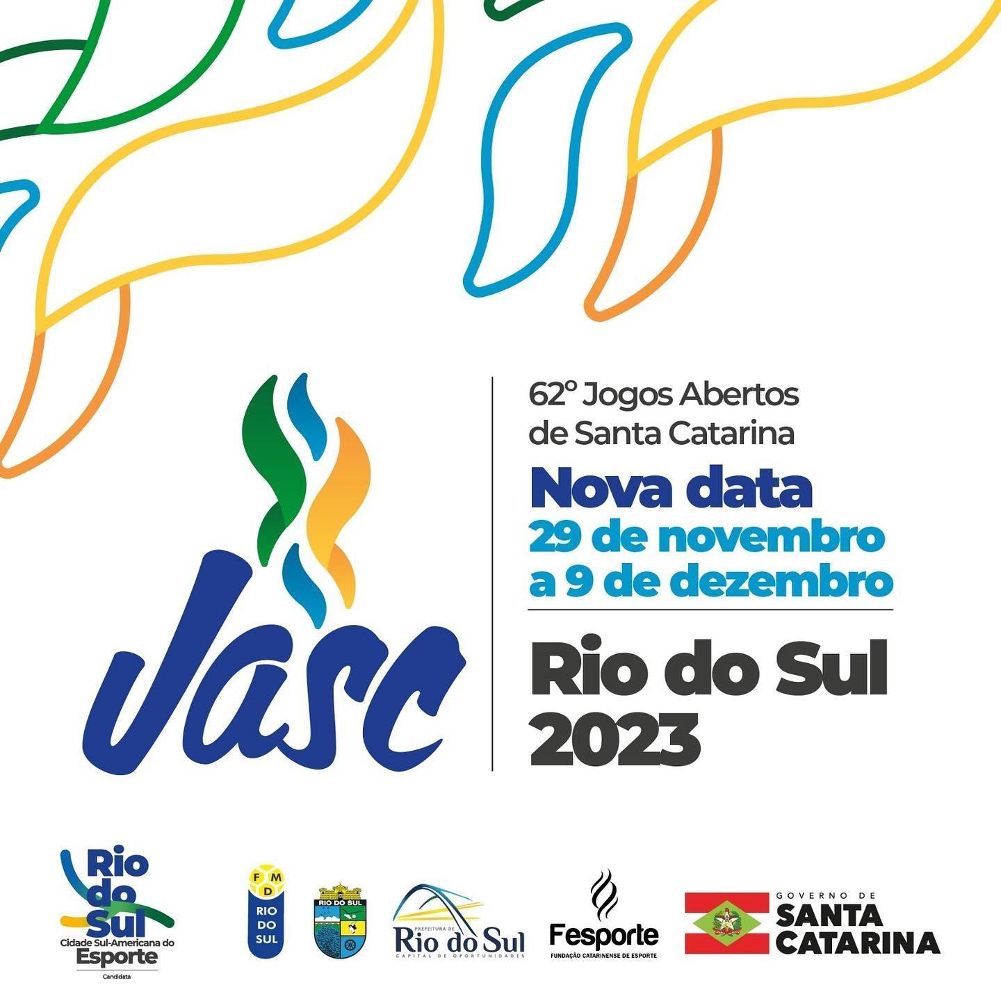 Jasc de Rio do Sul tem nova data para realização