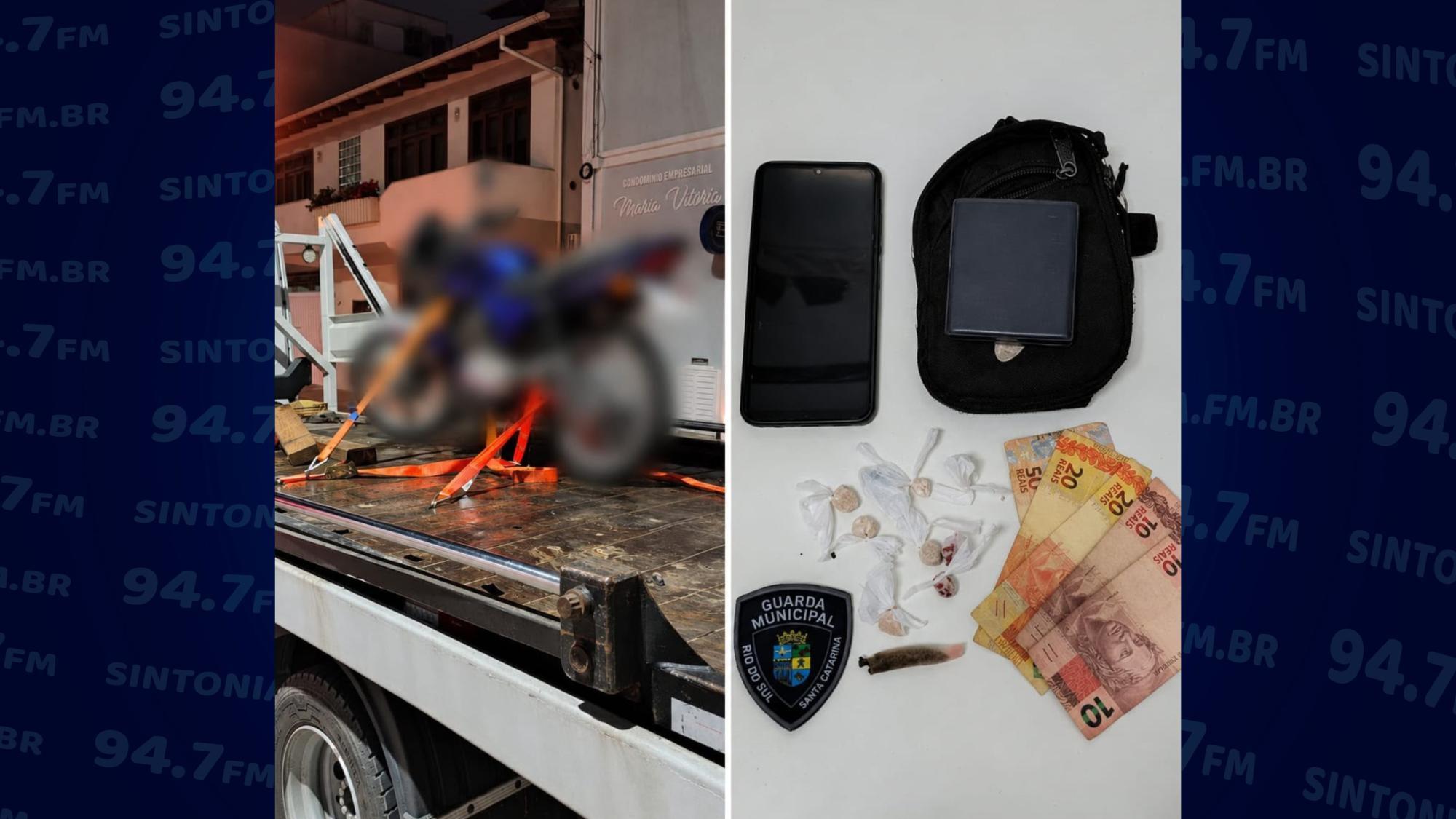 Jovem de 18 anos é preso por tráfico após tentativa de fuga em Rio do Sul