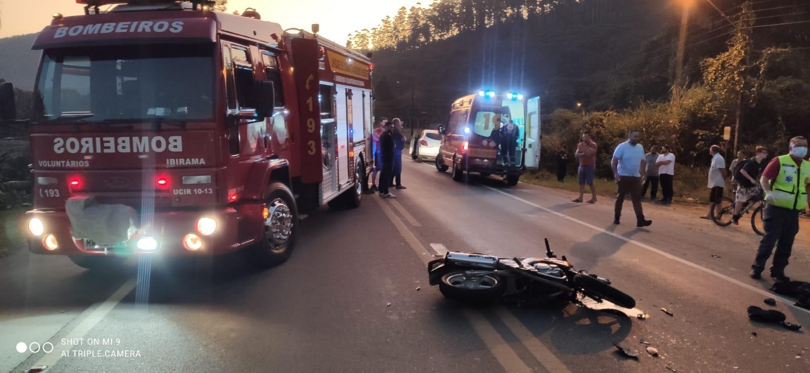 Jovem de 19 anos perde a vida em acidente na BR-470 em Ibirama 