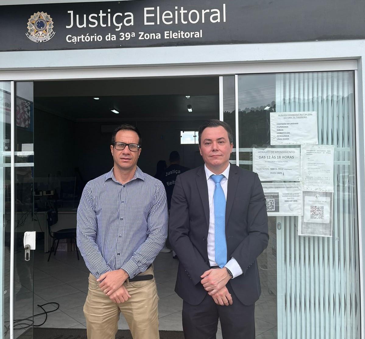 Juíz eleitoral faz avaliação sobre a votação nas seções pertencentes à 39ª Zona Eleitoral em Ituporanga