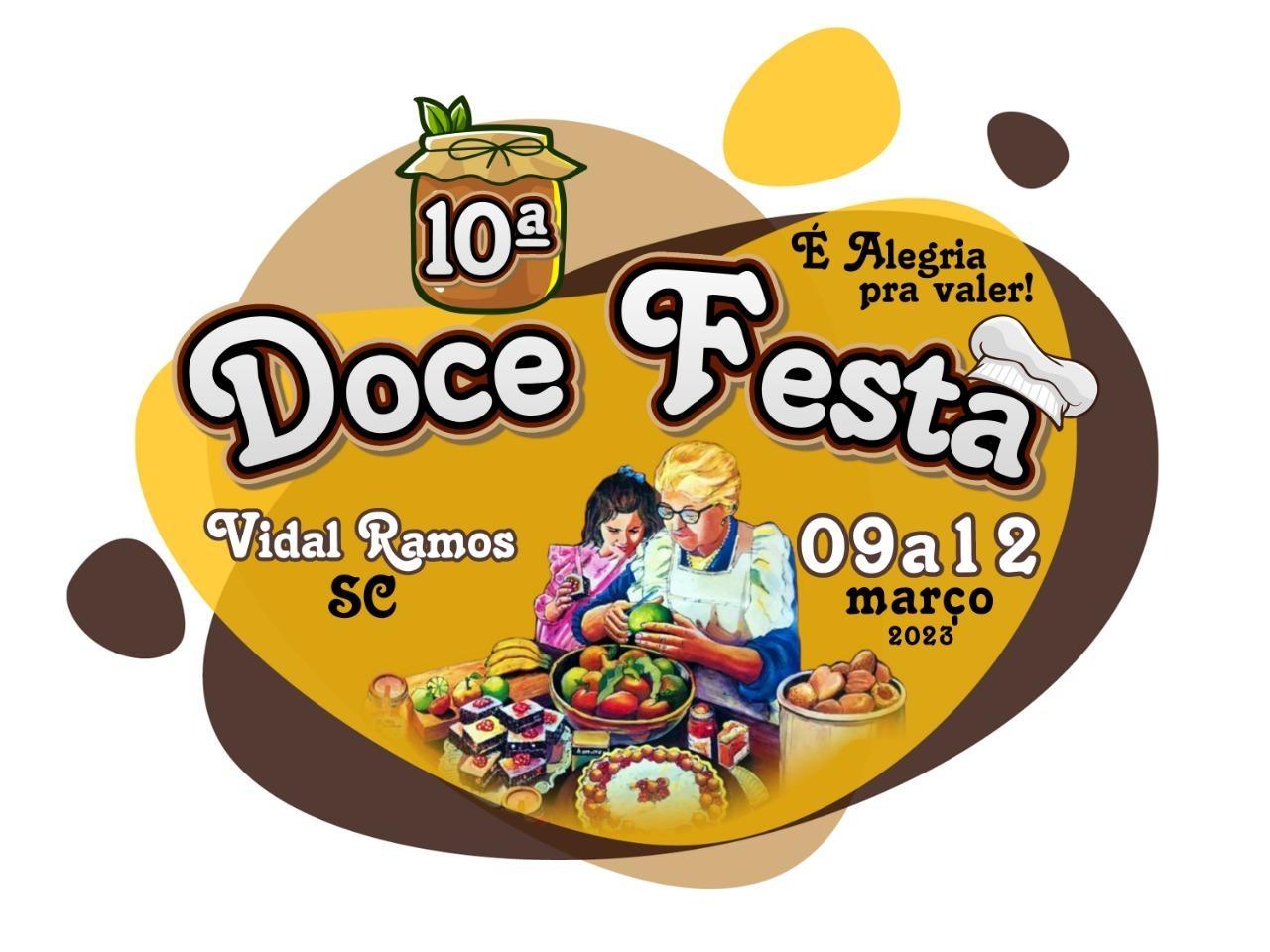 Lançamento oficial da 10ª Doce Festa é hoje a noite em Vidal Ramos