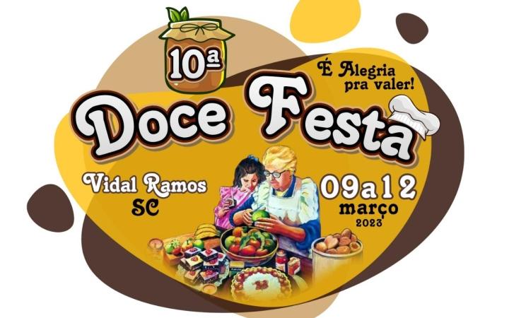 Lançamento oficial da 10ª Doce Festa é hoje a noite em Vidal Ramos