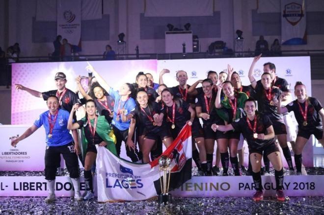 Leoas da Serra, de Lages, conquistam a Libertadores de futsal feminino 