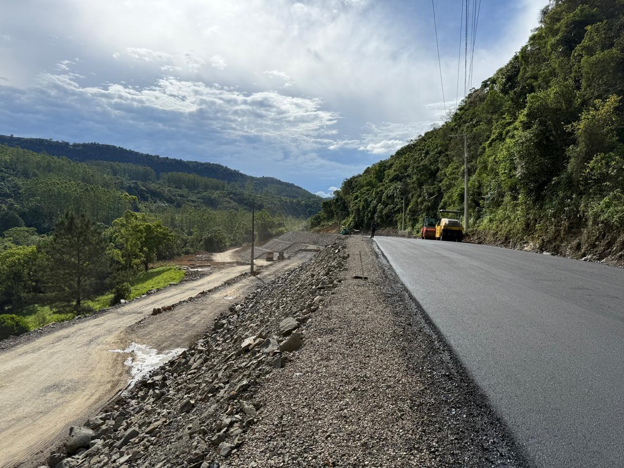 Liberado o trânsito na SC-427 no trecho entre Taió e Rio do Campo