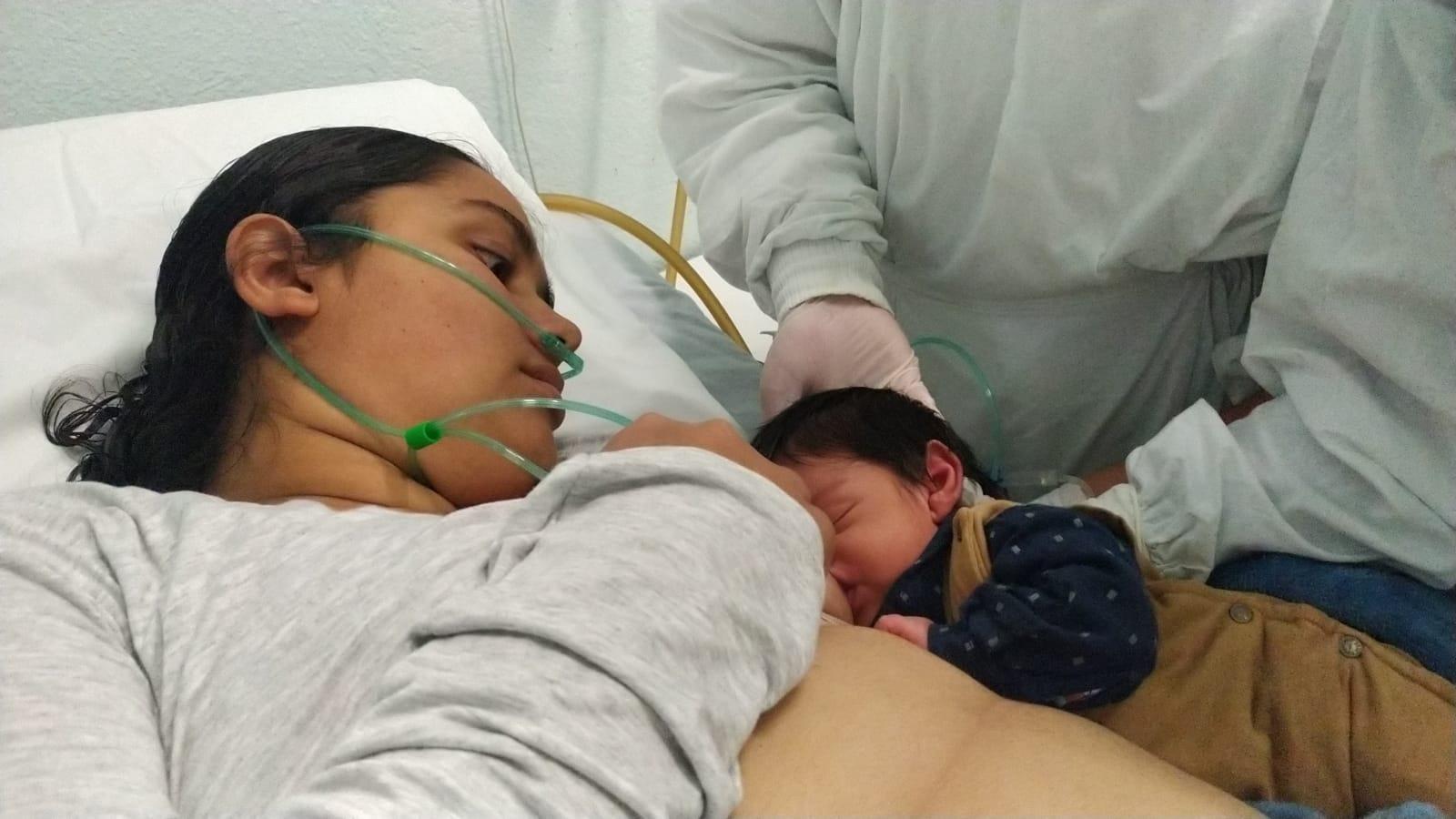 Mãe conhece filho 16 dias após o parto depois de sair da UTI e se recuperar da Covid em Ituporanga