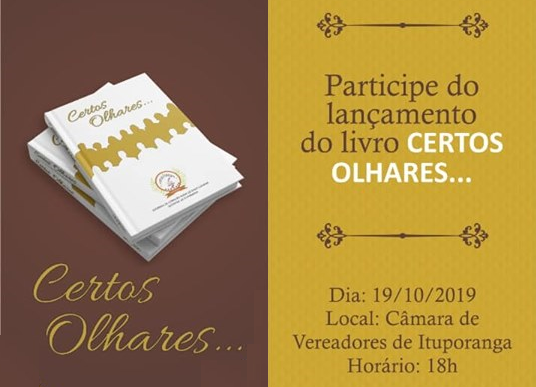Membros da Seccional da Academia de Letras de Ituporanga lançam primeiro livro intitulado “Certos Olhares”