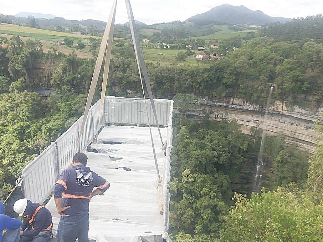 Mirante do Rio Saltinho em Chapadão do Lageado será fechado pra conclusão das obras