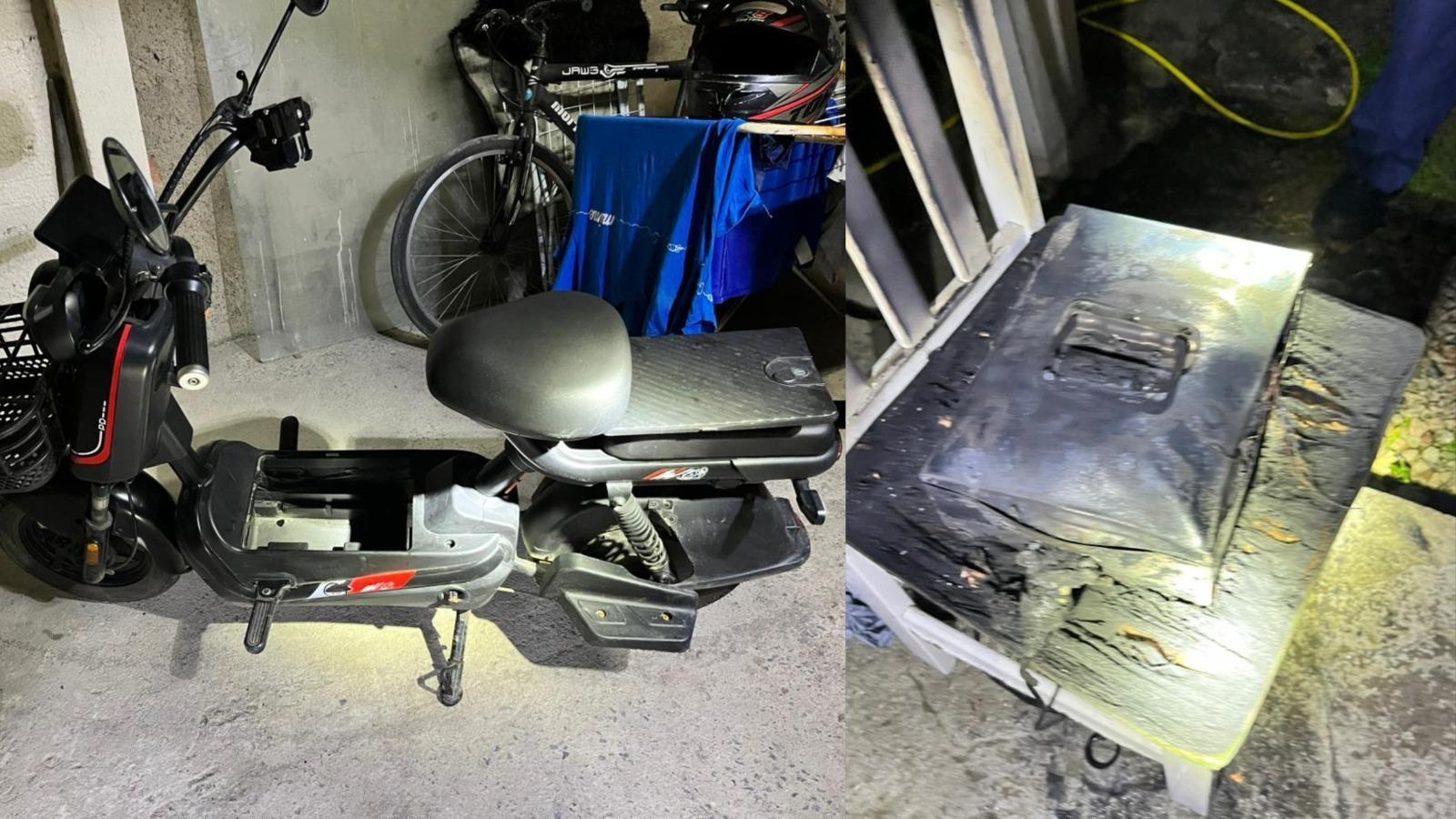 Morador pula janela após fumaça de incêndio em bateria de bicicleta elétrica