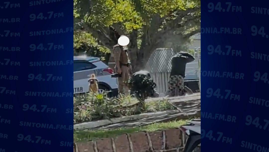 Moradores de rua brigam em praça de Ituporanga e polícia é acionada