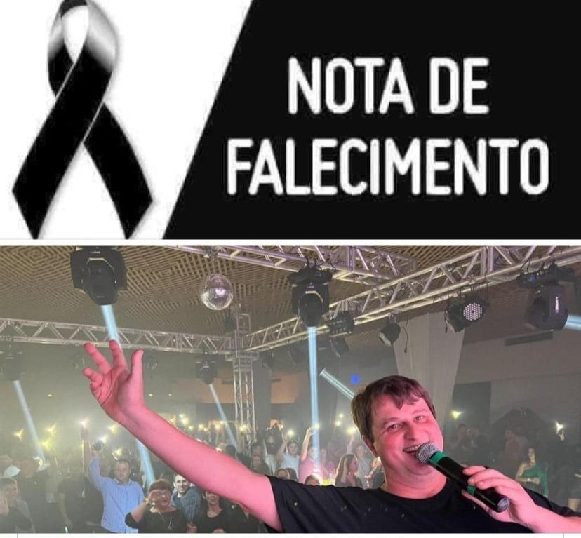 Morre em Vidal Ramos, aos 44 anos, DJ Bolão. Ele sofreu uma descarga elétrica