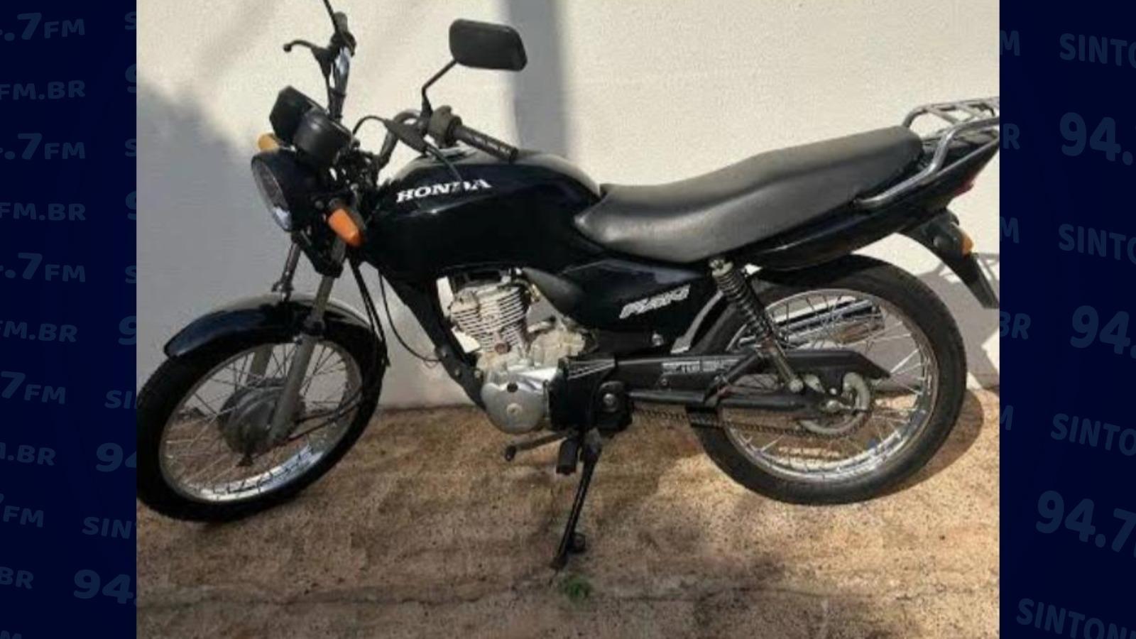 Moto é furtada na localidade de Albertina, em Aurora