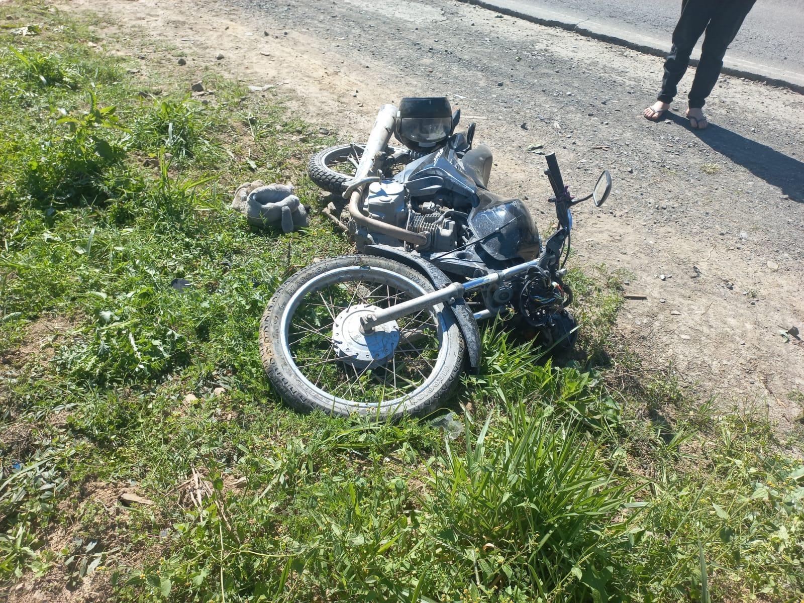 Motociclista fica gravemente ferido após capotar na SC-350 em Ituporanga